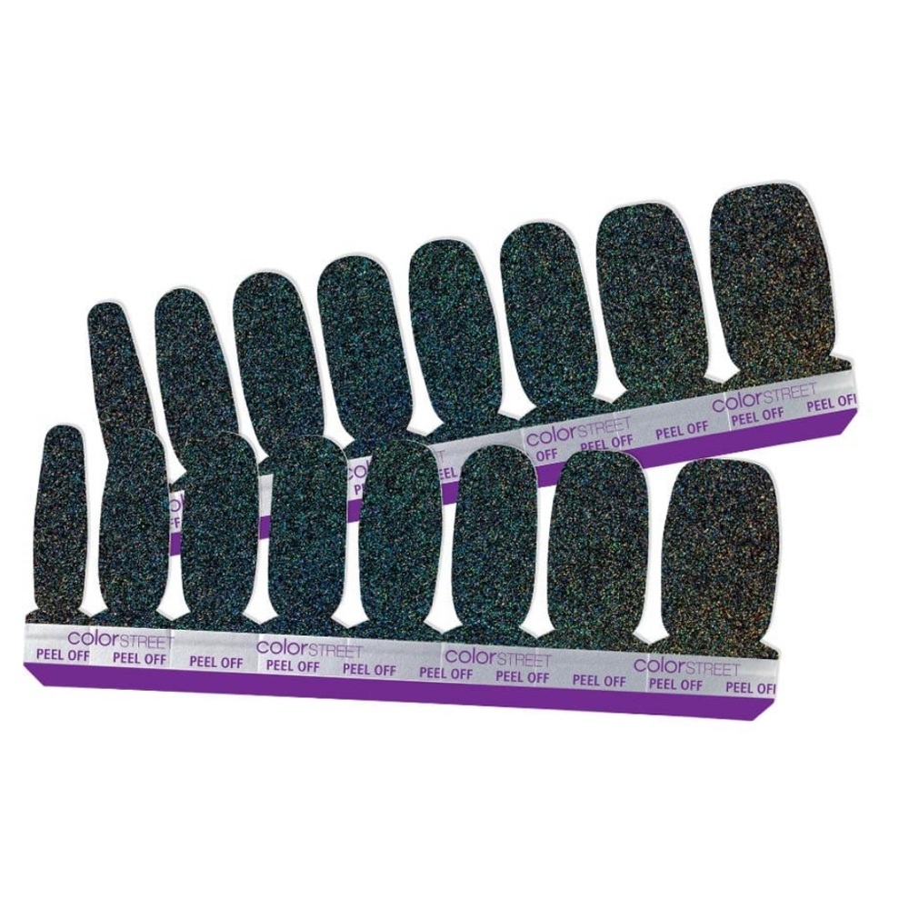 *Retired* Color Street: Soho-ver It | Black Holographic Glitter Sparkles Party - Picture 12 of 12